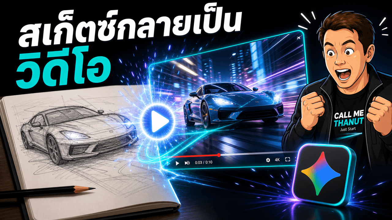 Google ใส่ Gemini Omni ลงใน Google Vids — สเก็ตช์หรือพิมพ์ประโยคเดียวก็ได้วิดีโอ