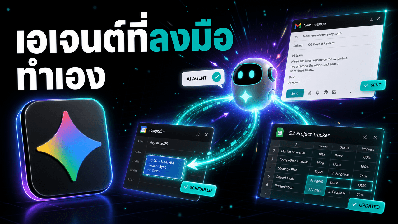 Gemini Spark เปิดให้แพ็ก AI Pro ในสหรัฐฯ — เอเจนต์ที่ลงมือทำงานในอีเมลและปฏิทินให้เอง