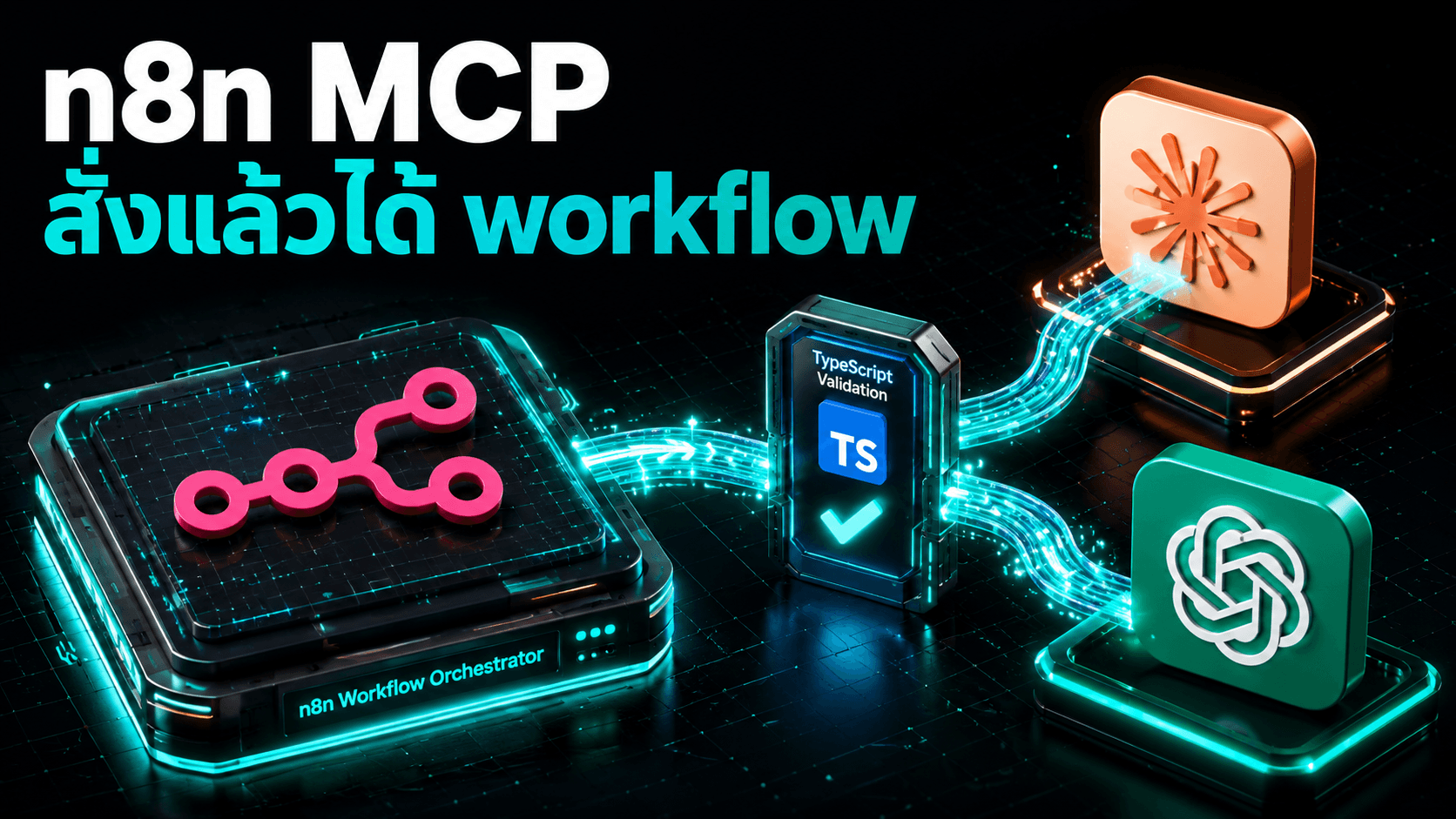 n8n ออก MCP server ตัวจริง — พิมพ์สั่งงานแล้วได้ workflow ที่ validate แล้ว
