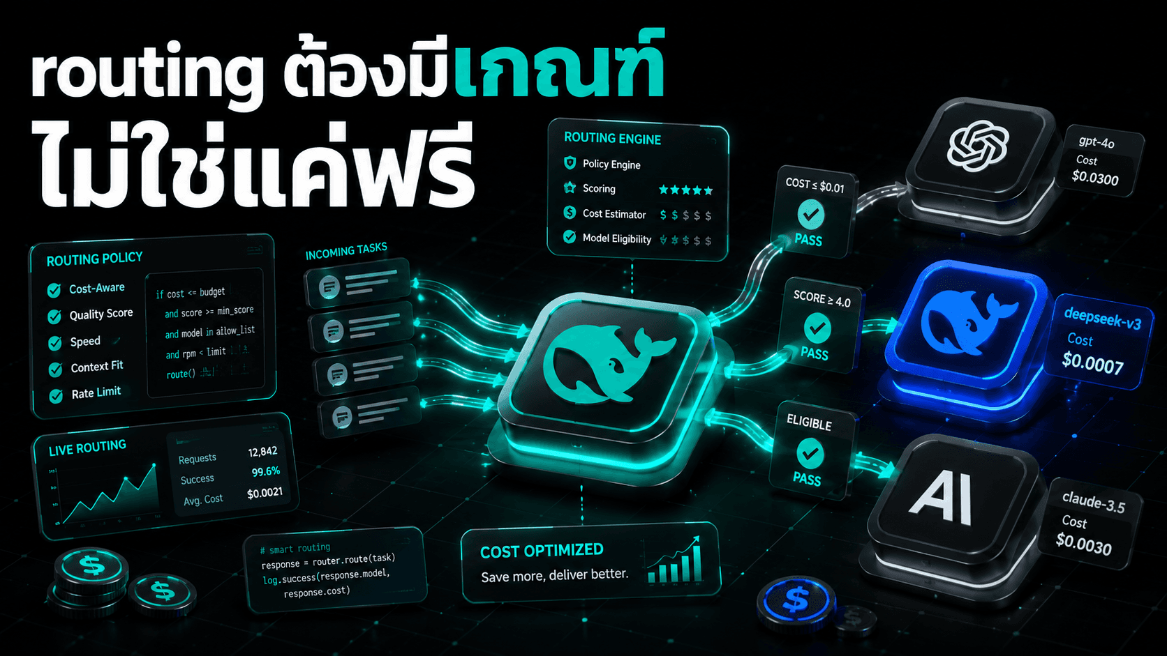 Hermes Agent จับคู่ DeepSeek V4 — ทางเลือกควบคุมต้นทุนสำหรับ agent workflow