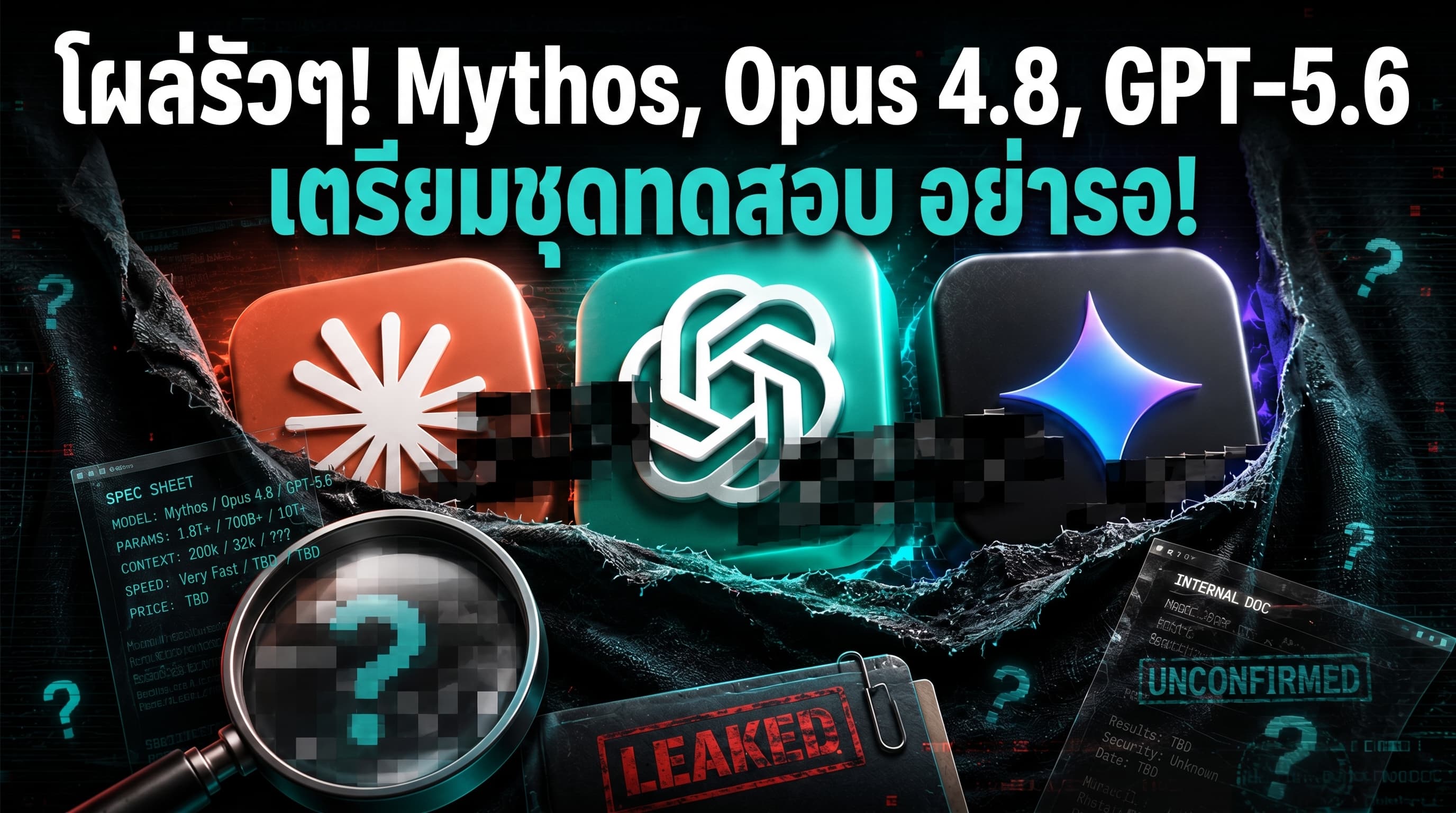 Mythos, Opus 4.8, GPT-5.6 โผล่ต่อเนื่อง — เตรียมชุดทดสอบไว้ ดีกว่ารอข่าวอย่างเดียว