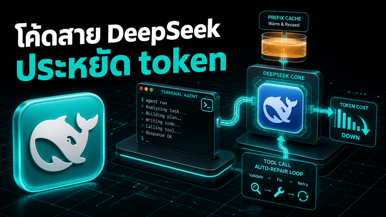 DeepSeek มี coding agent สายตรงแล้ว — Reasonix รันในเทอร์มินัล เน้นกดค่า token