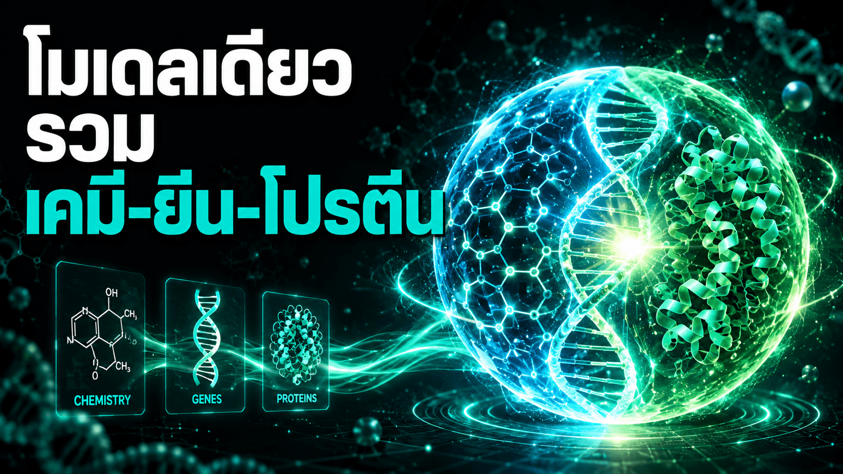 MAMMAL — โมเดล foundation ด้านชีววิทยาที่รวมเคมี พันธุกรรม และโปรตีนไว้ในตัวเดียว